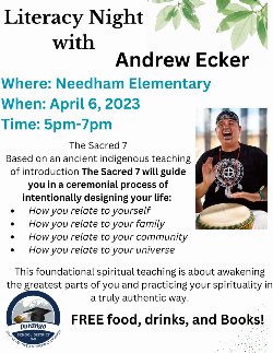 4/6/23 Literacy Night with Andrew Ecker